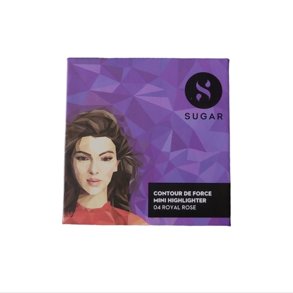 4/$25! SUGAR COSMETICSContour De Force Mini Highlighter in Royal Rose - Picture 5 of 11